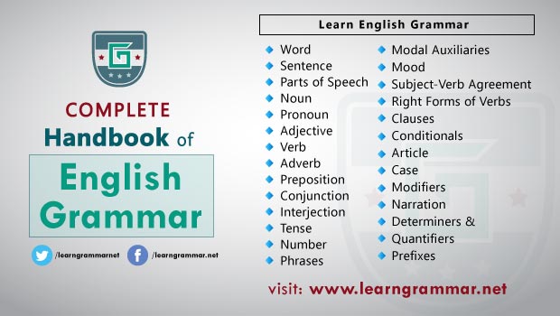 Complete Handbook Of English Grammar Learn English