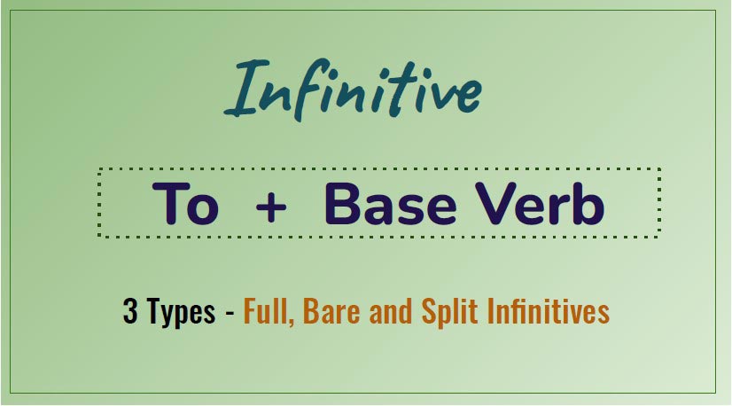 Infinitive Definition And Types Learn English