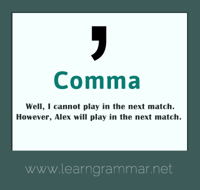 Punctuation - comma usage